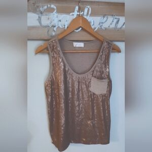 5/$13 sequin embellished tank top